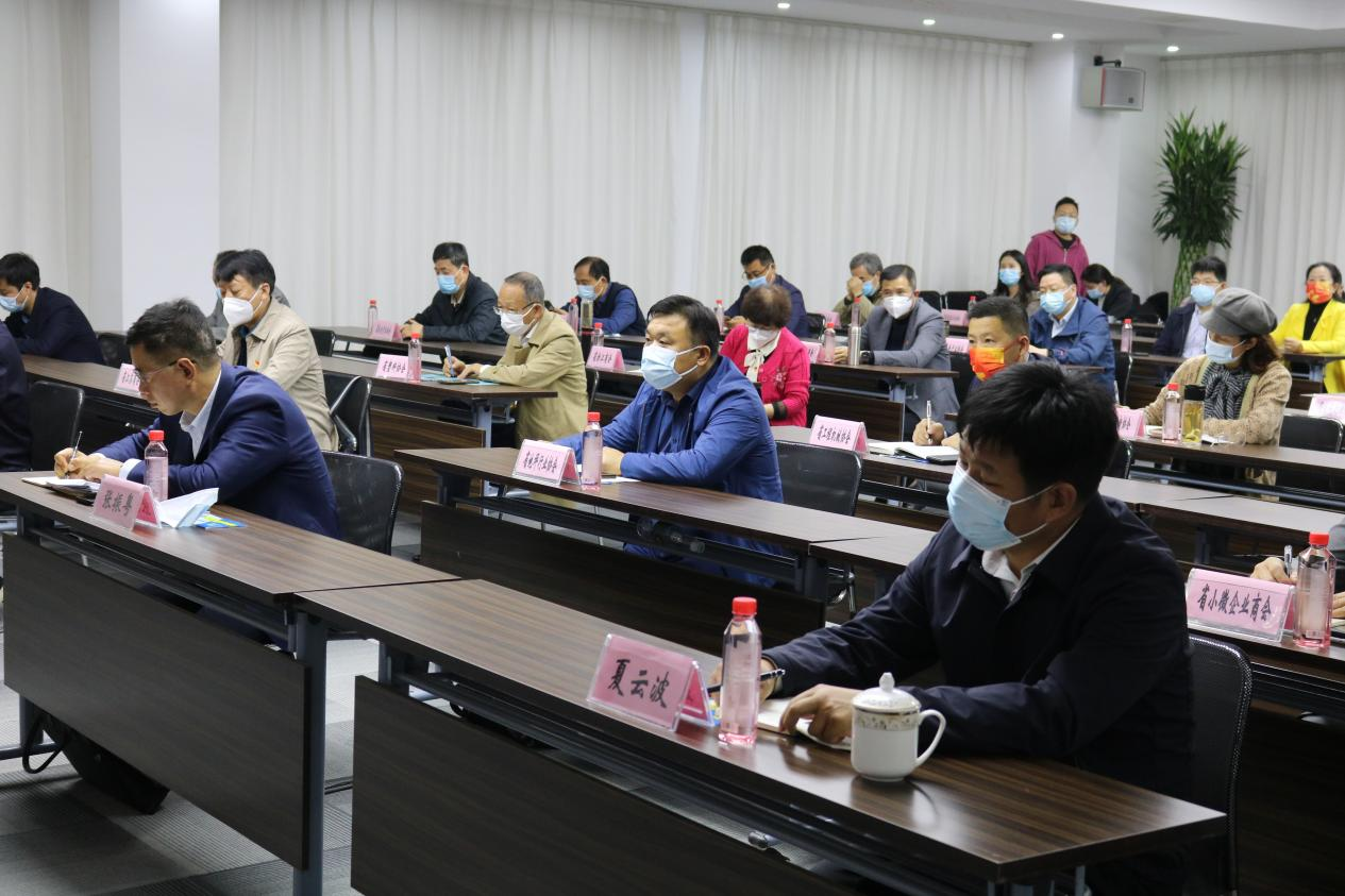 安徽省民政廳廳長(zhǎng)張冬云在國(guó)科檢測(cè)做全省社會(huì)組織大講堂宣講黨的二十大精神現(xiàn)場(chǎng)